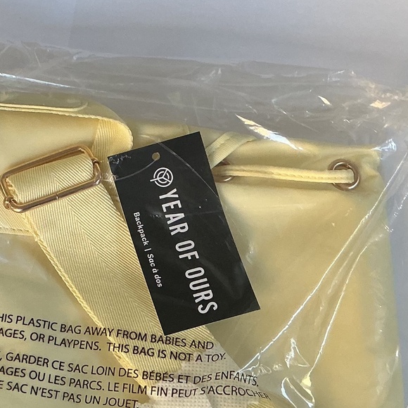Year Of Ours Backpack, Butter Yellow main image 4